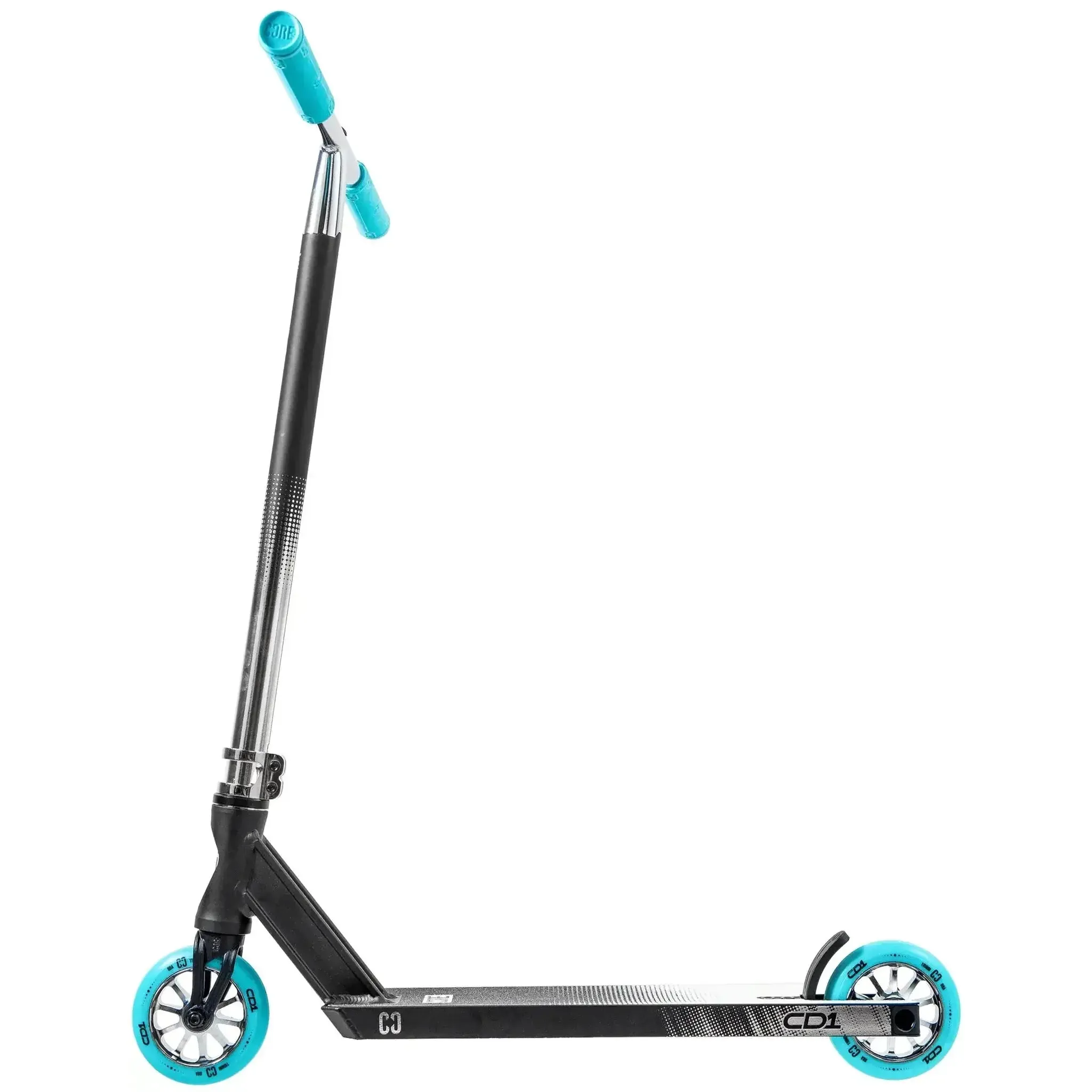 CORE CD1 Scooter Freestyle (Chrome/Teal) - Image 3