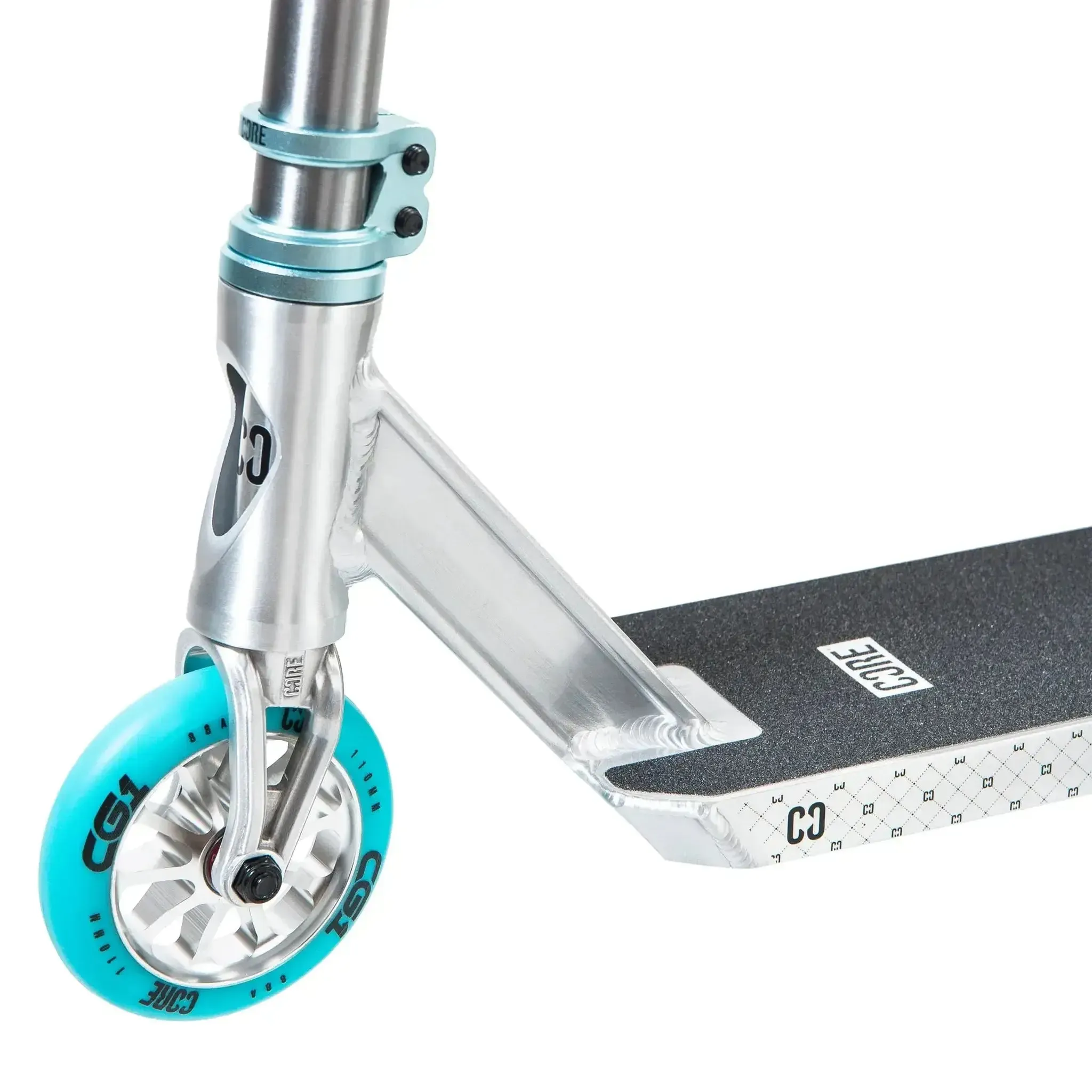 Core CG1 Scooter Freestyle (Raw/Teal) - Image 3