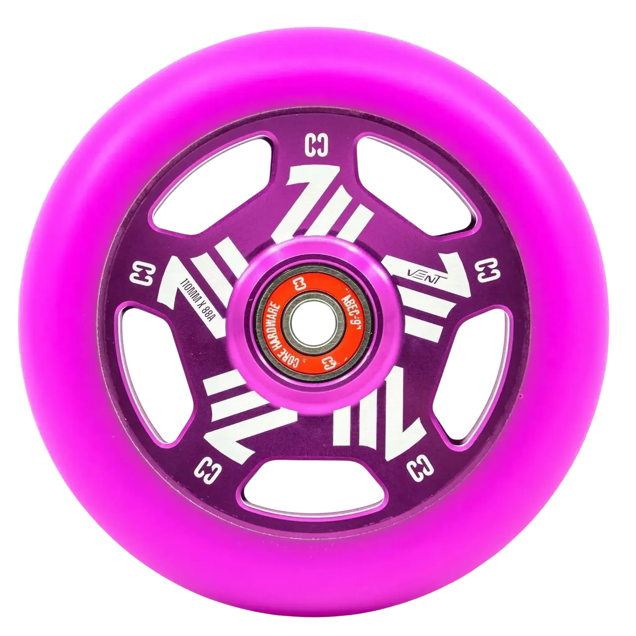 CORE Vent Hollow Rueda Patinete - 110mm - Lila