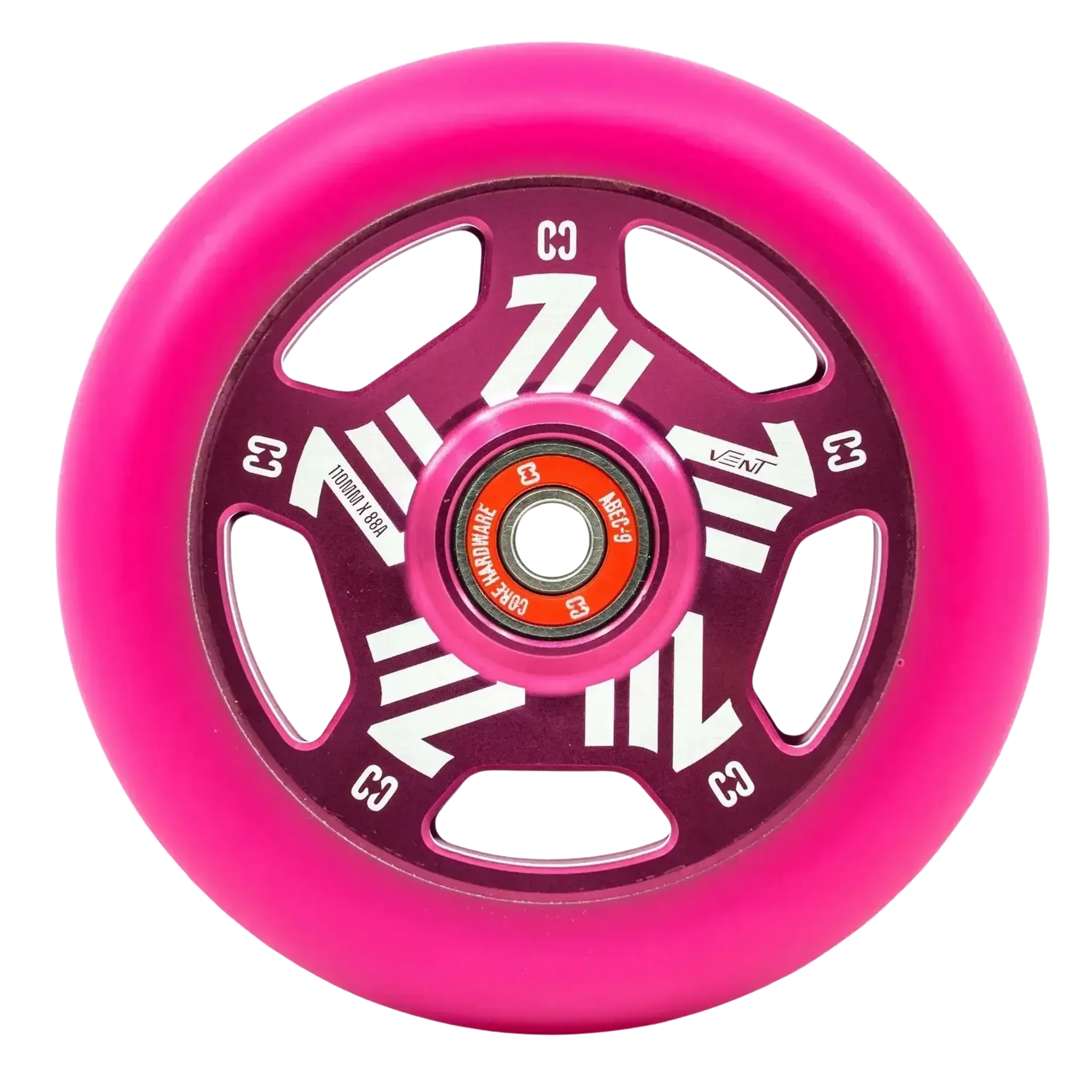 CORE Vent Hollow Rueda Patinete - 110mm - Rosa