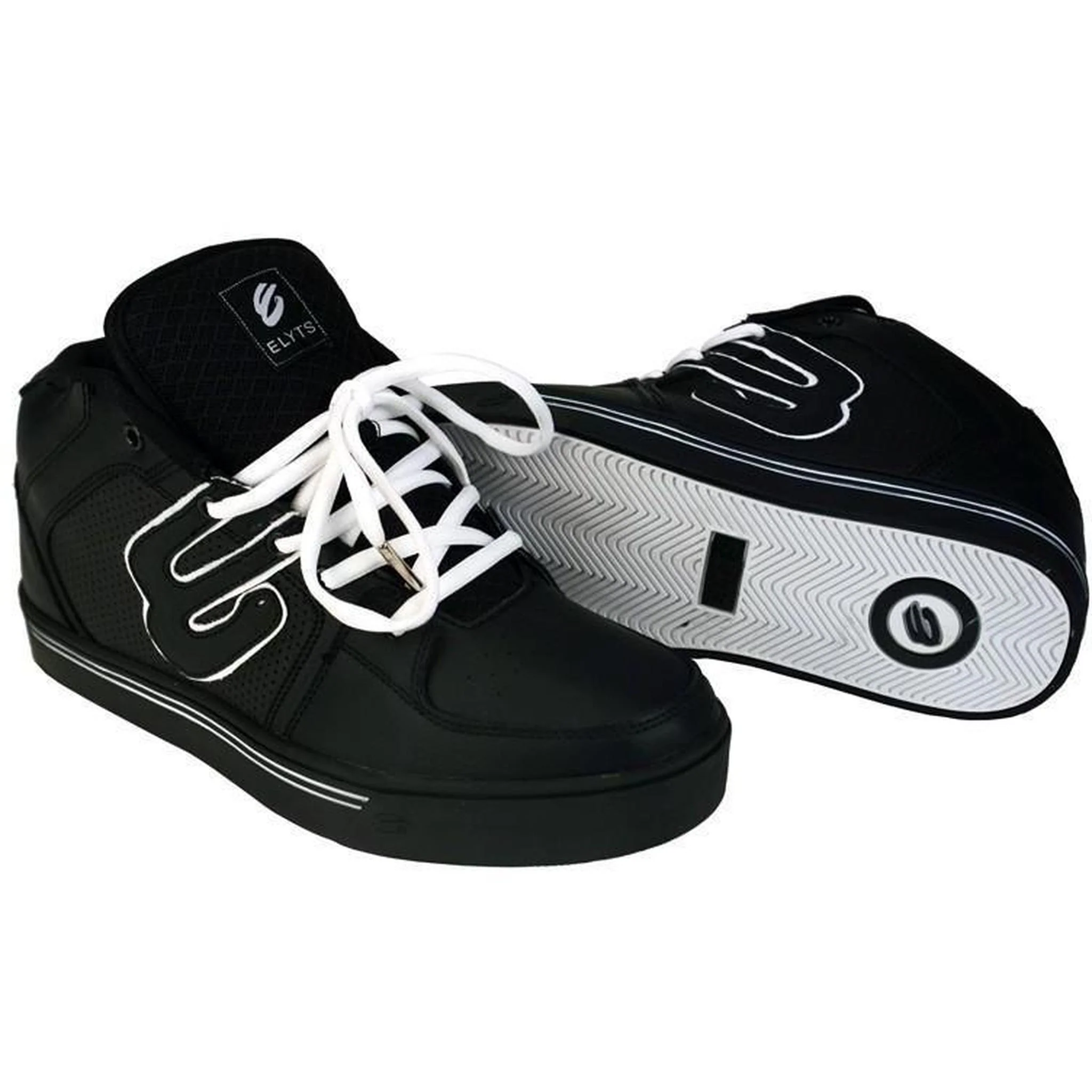 Elyts Mid Top 2 Nubuk Junior Skate Sko - Negro