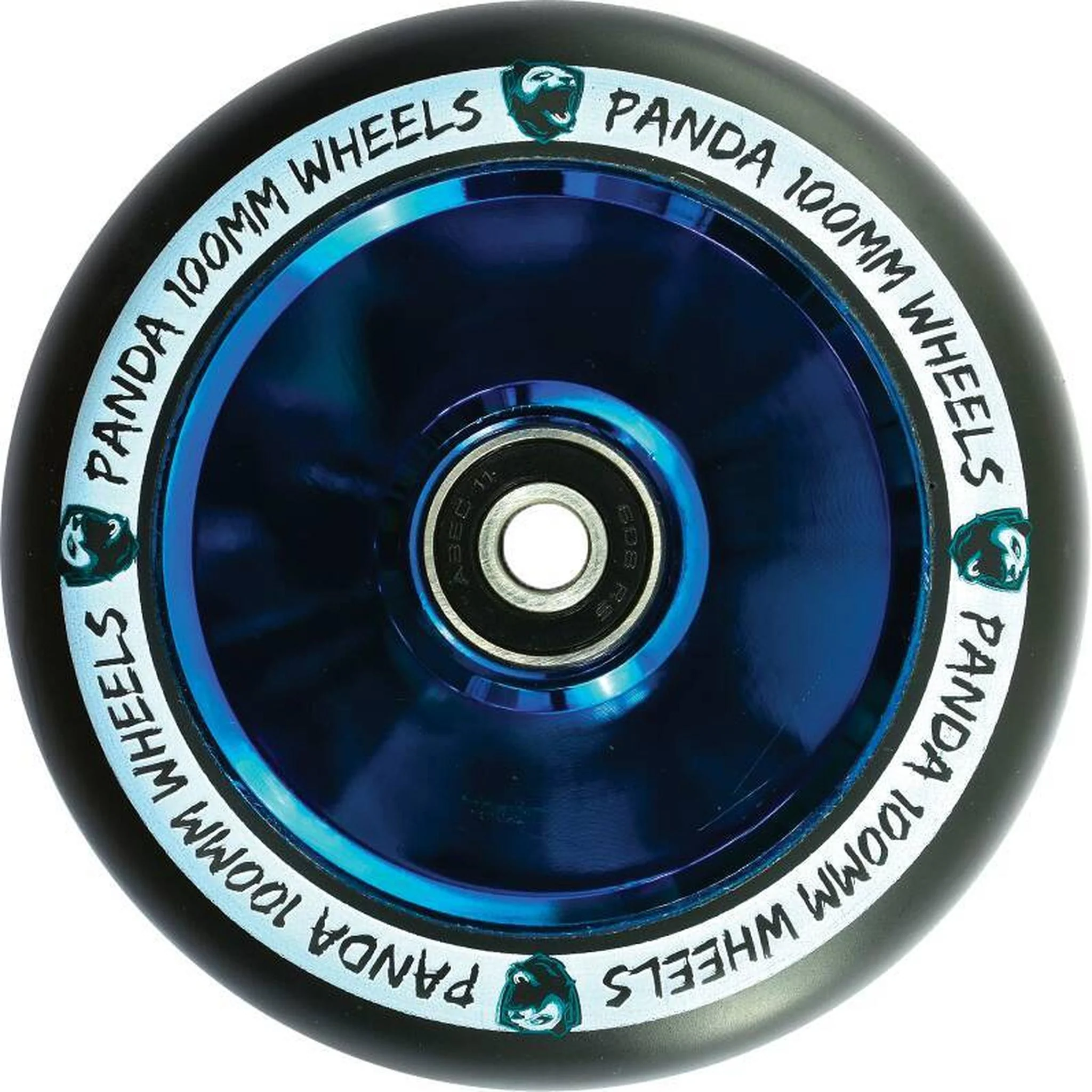Panda Balloon Fullcore 110mm Rueda Patinete - Blue Chrome