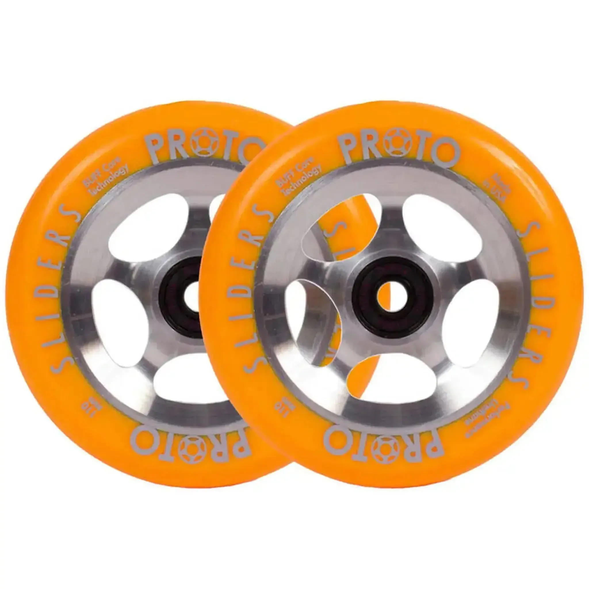 Proto Sliders Starbright Ruedas Patinete 2 Piezas - Orange On Raw