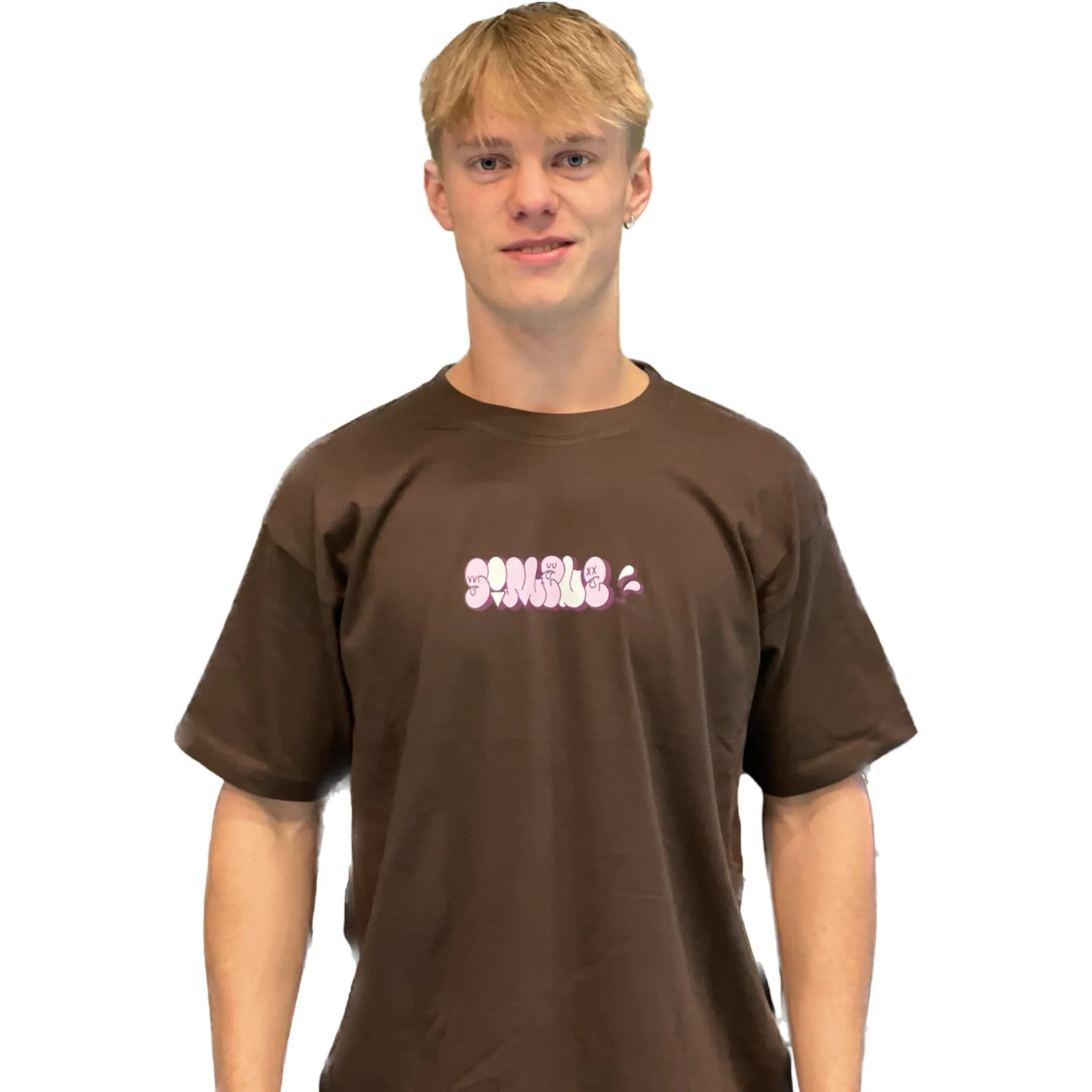 Simon Simzuz Tshirt - Marrón