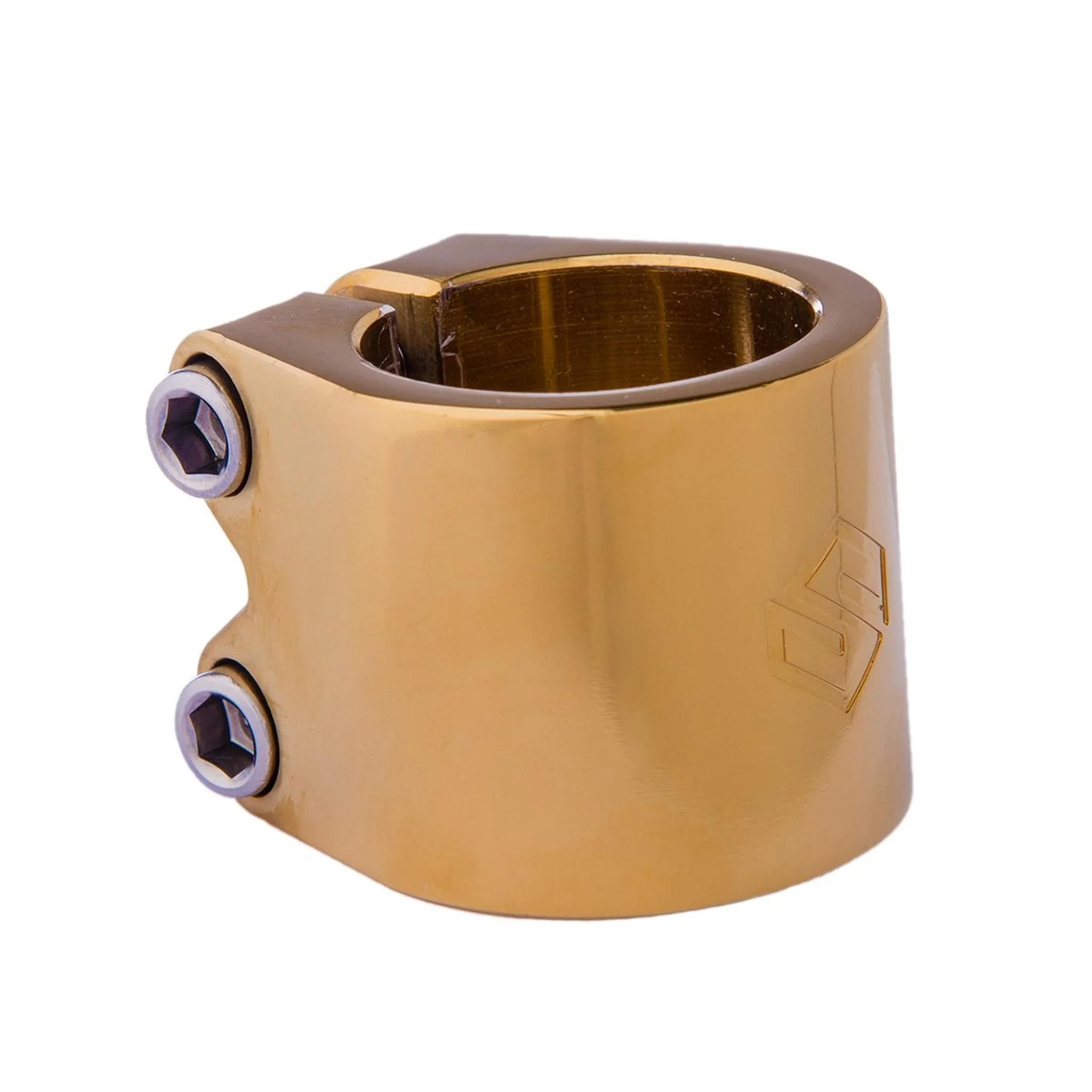 Striker Lux Double Abrazadera Patinete - Gold Chrome